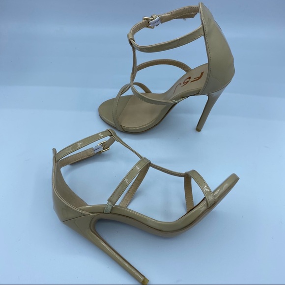 FSJ Strappy Open Toe Stiletto High Heel Sandals - Picture 9 of 12